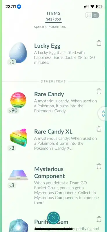 LvL 34, Stadurst 1M, 48 Pokemon, 11 Shiny, 25 Legend, 2 Perfect,2 Shiny legend, 5 Shadow legend